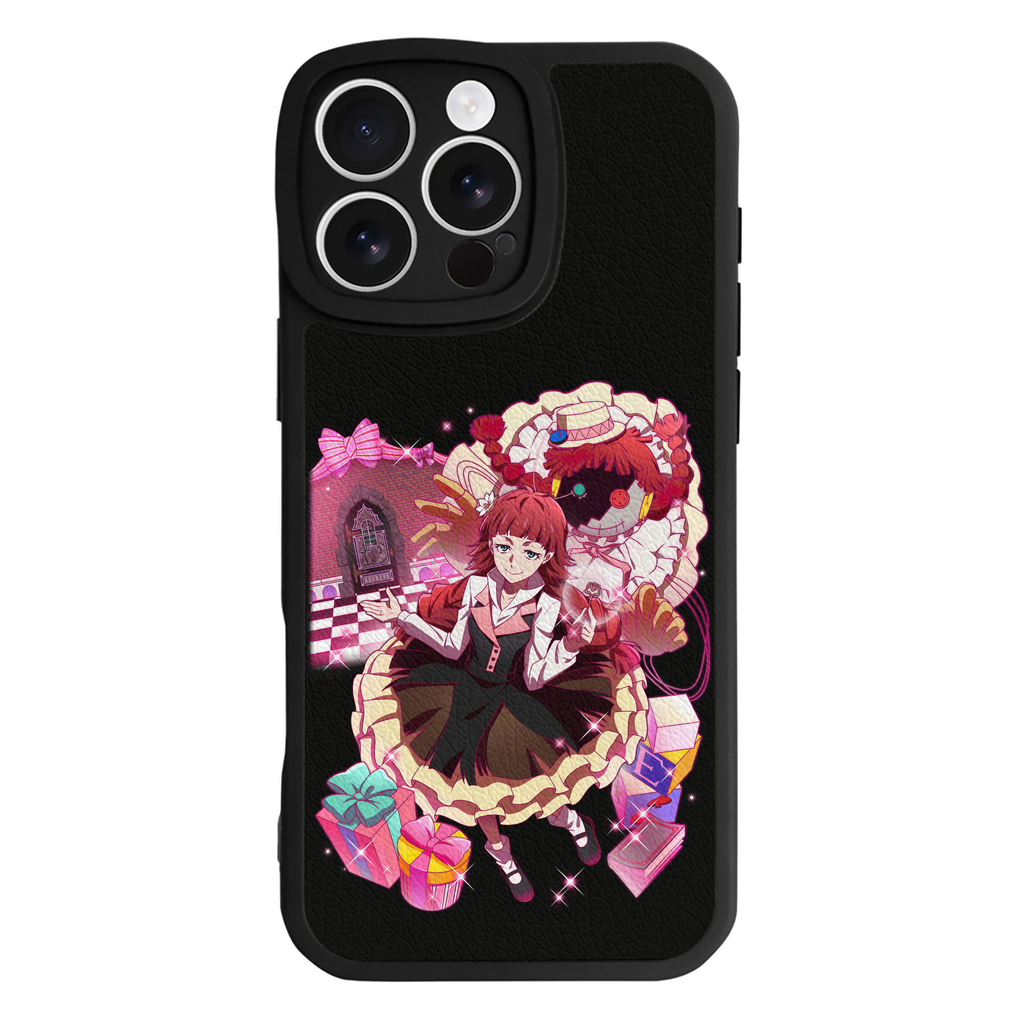 （画像用） 文豪ストレイドッグス Bungo Stray Dogs 【iPhone 16シリーズ対応】シリコンスマホケース（レザー調） 材質：シリコン